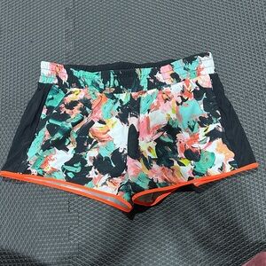 Fabletics Black and Multicolor Women's Athletic Shorts